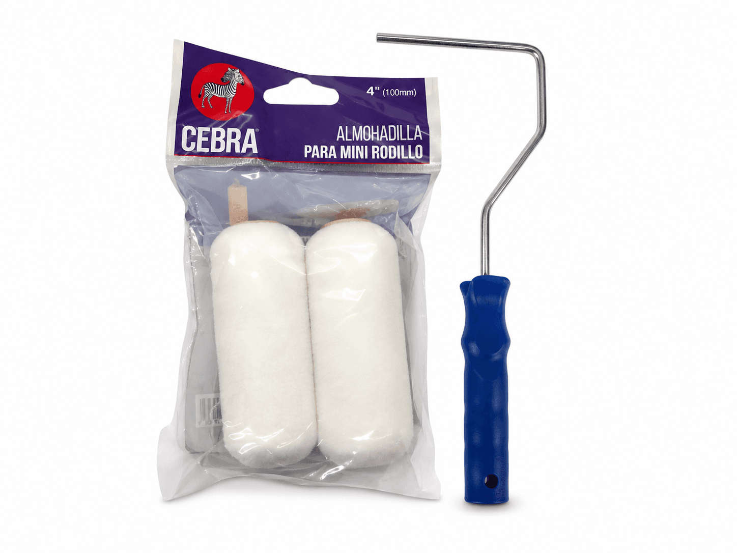 Minirodillo 4" Cebra