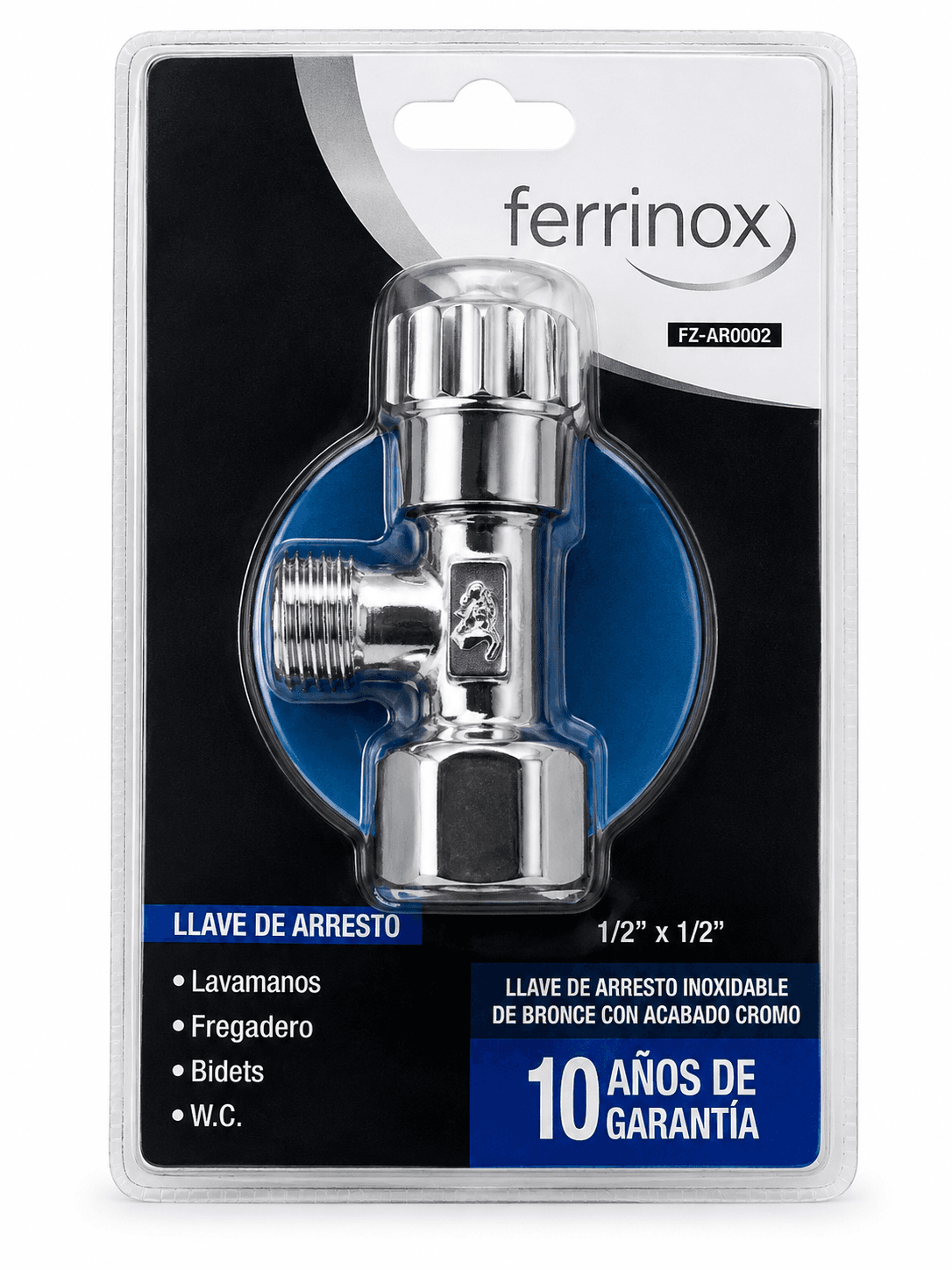 Llave De Arresto De 1/2" X 1/2"