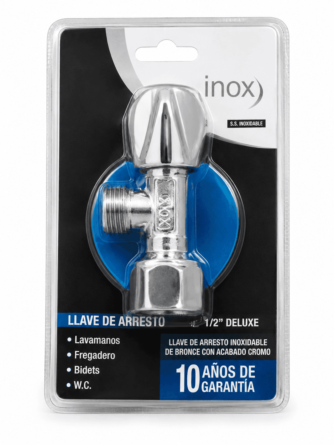 Llave De Arresto De 1/2" X 1/2" De Luxe
