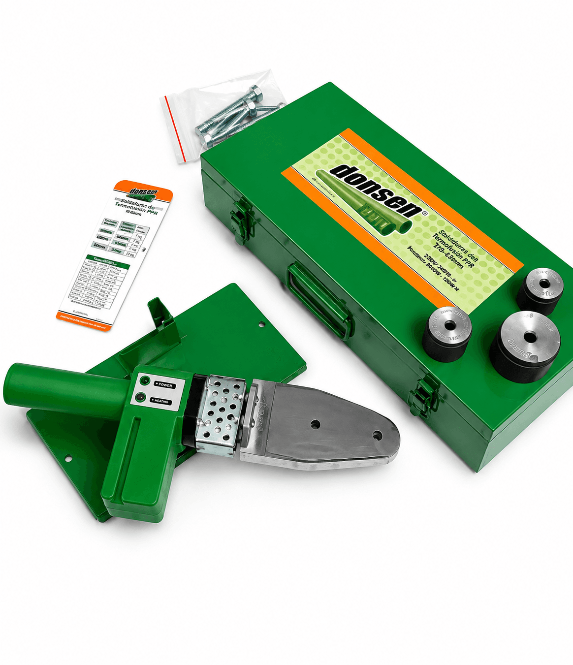 Polifusora En Caja Plástica Con Matrices De 20 - 32 Mm