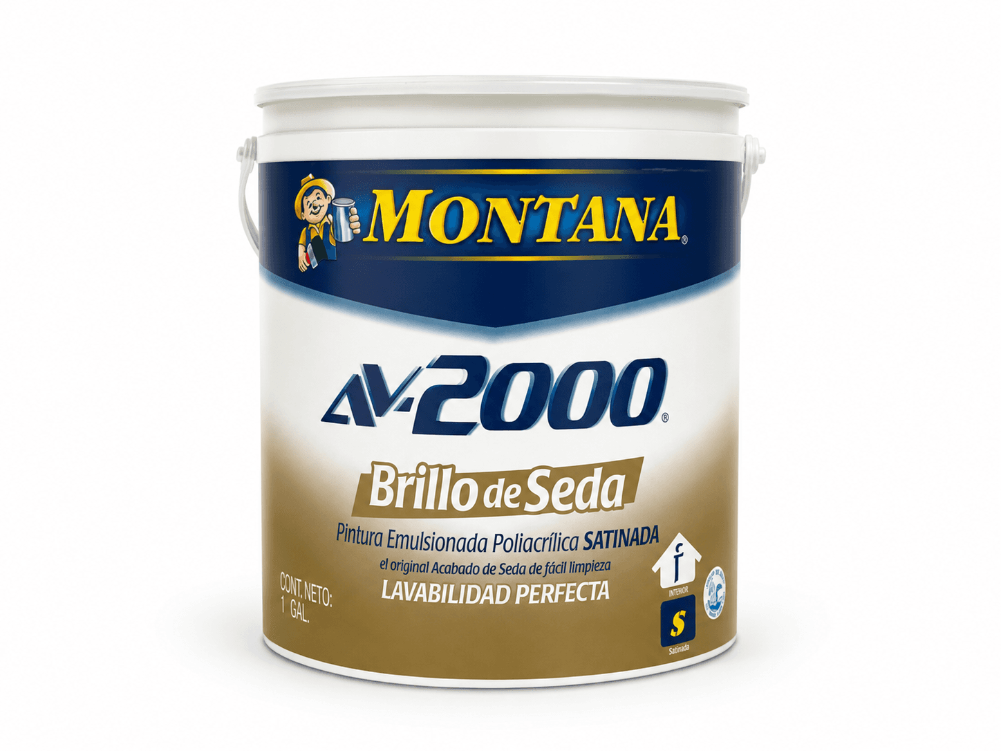 AV-2000 Brillo de Seda Blanco Galón