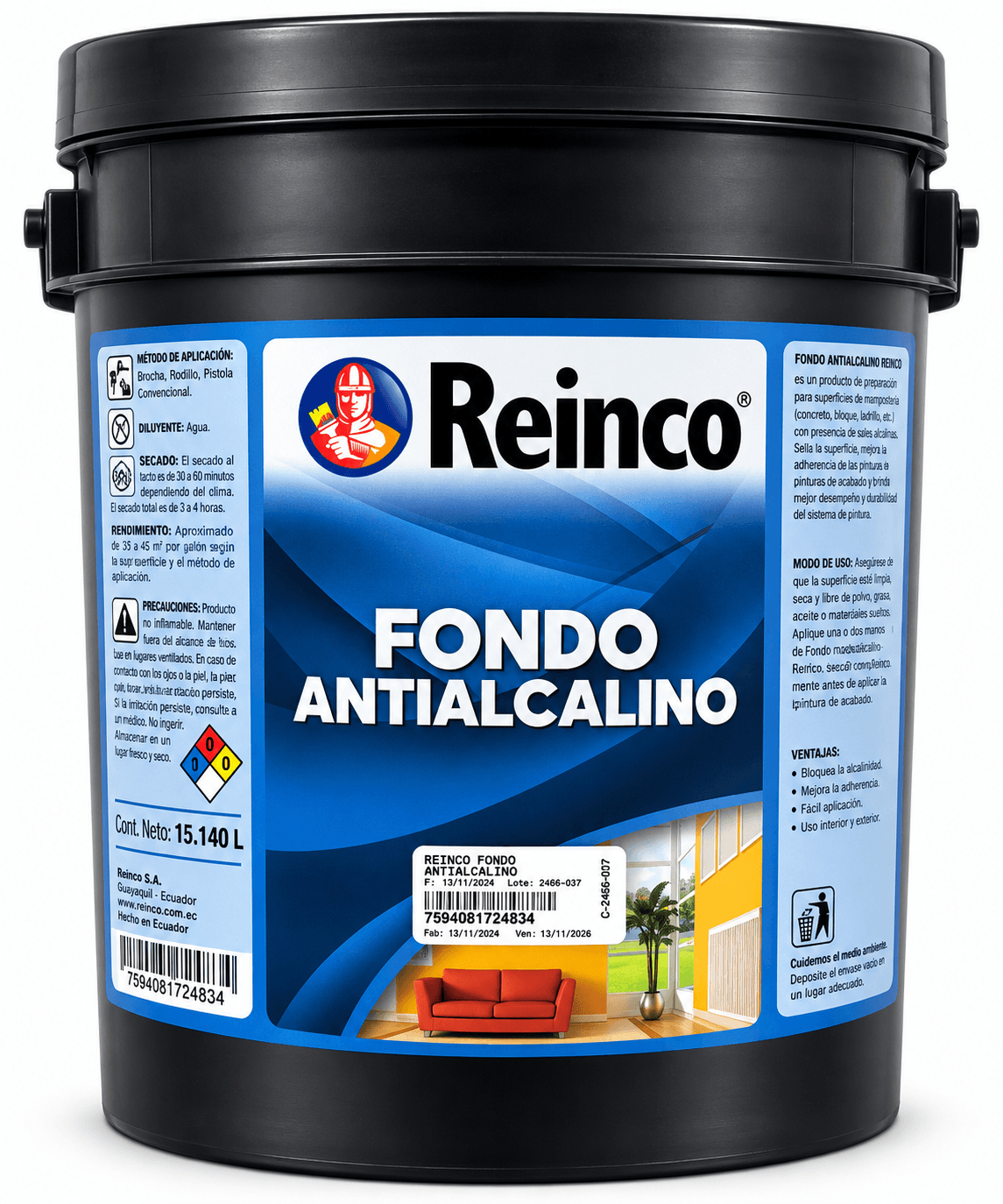 Fondo Antialcalino Reinco Cuñete
