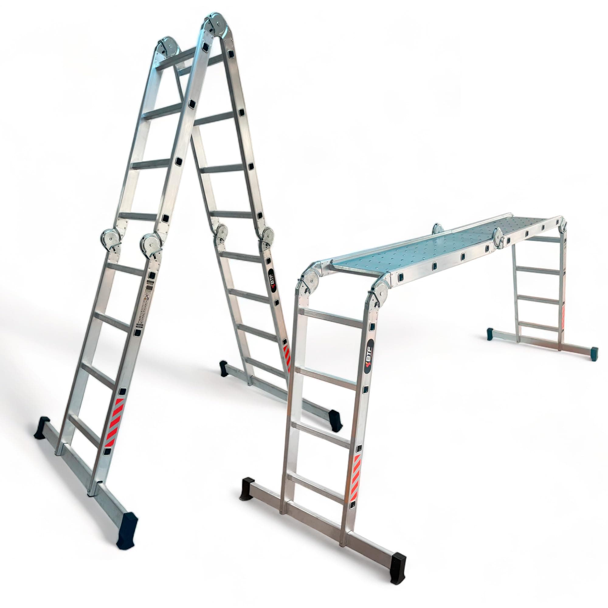 Escalera Multiuso con Plataformas 16 Tramos