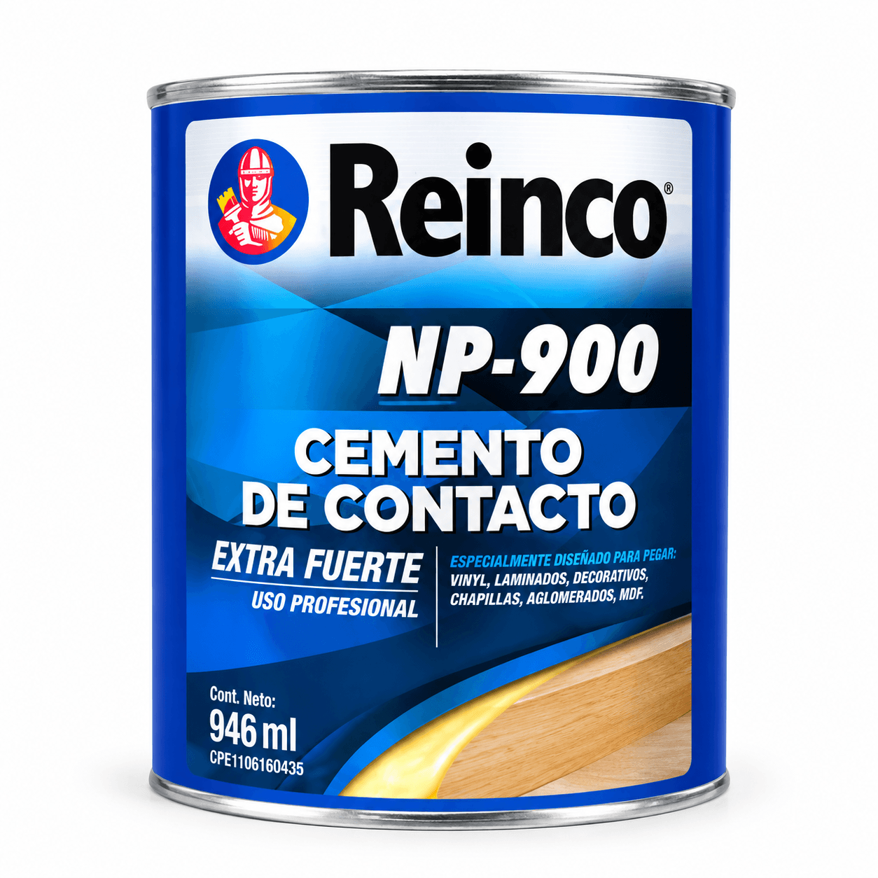 Cemento De Contacto Np-900 1/4 Galon Reinco