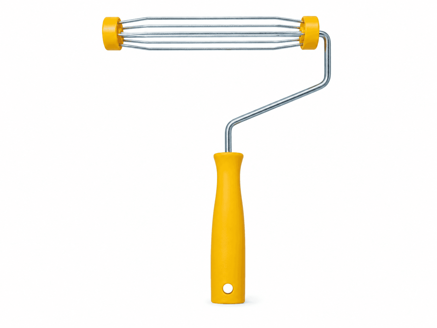 Esqueleto para Rodillo Mango Galvanizado Amarillo