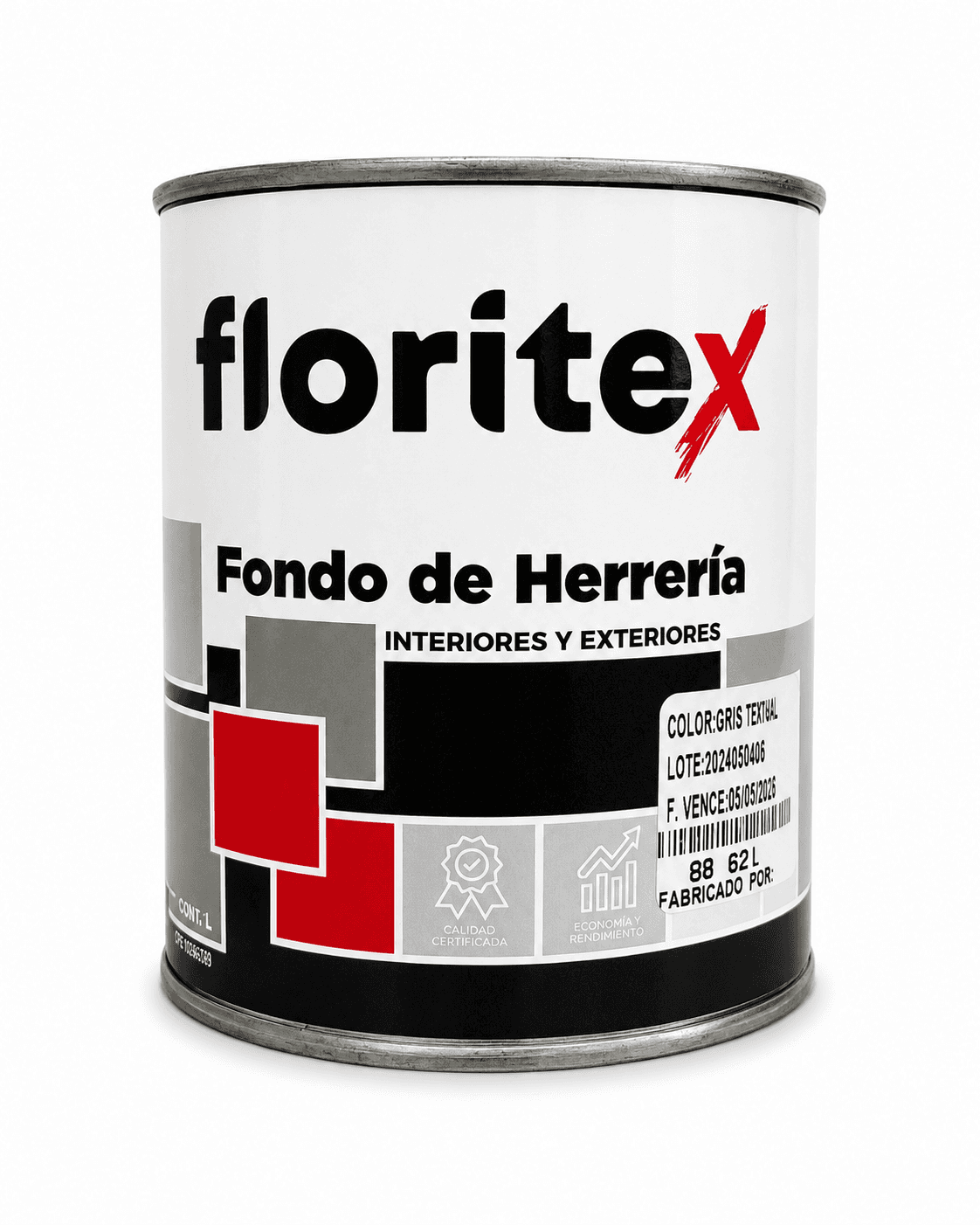 Floritex Fondo De Herreria Clase C 1/4 Galon