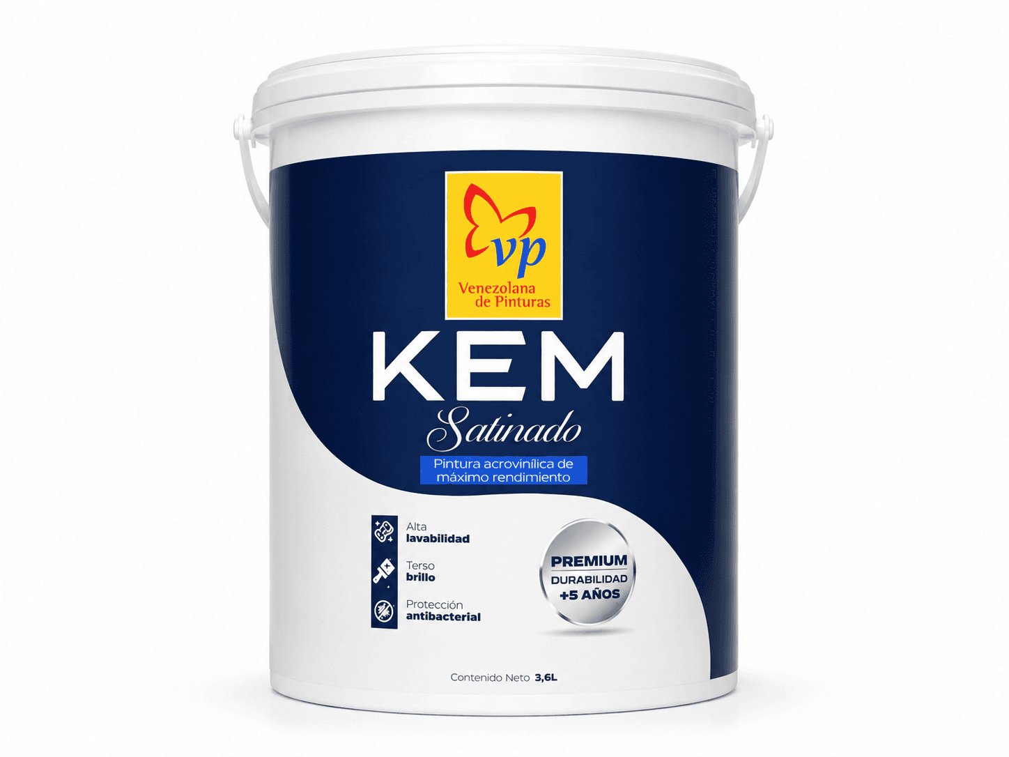Kem Satinado Blanco Intenso Galón