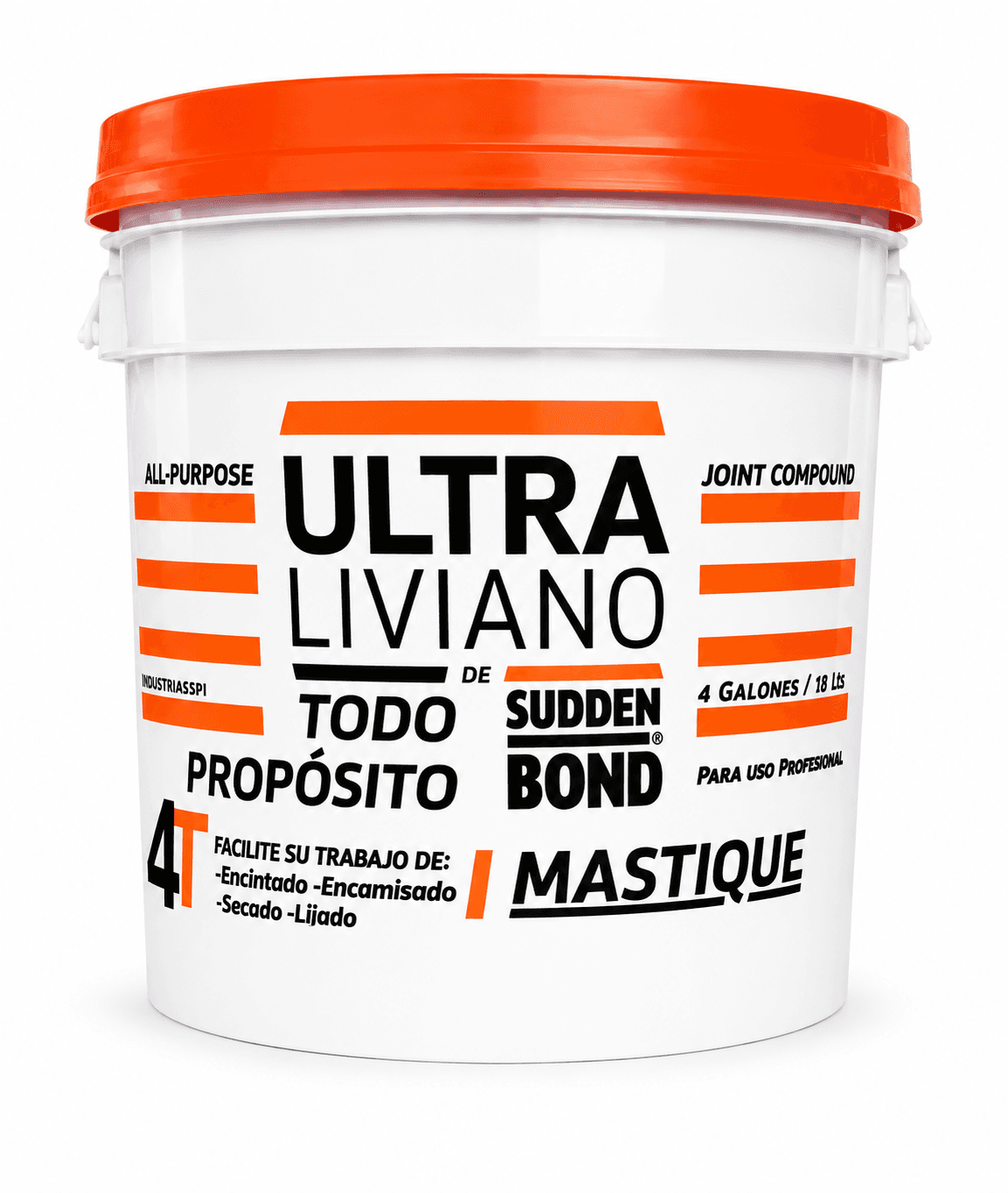 Sudden Bond 2t Tapa Naranja Cuñete 4g