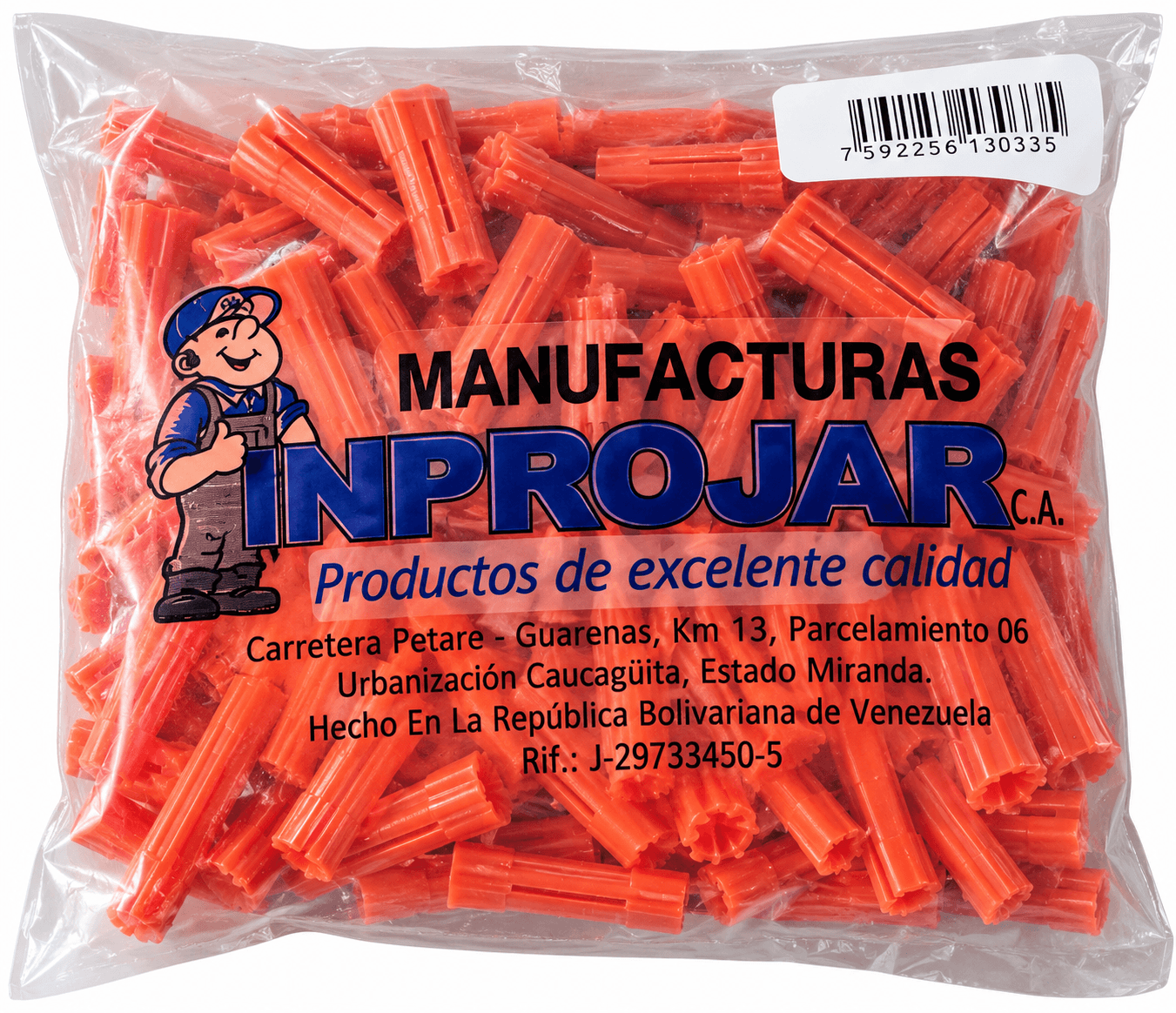 Ramplung Plastico Naranja 3/8 X10 Sika