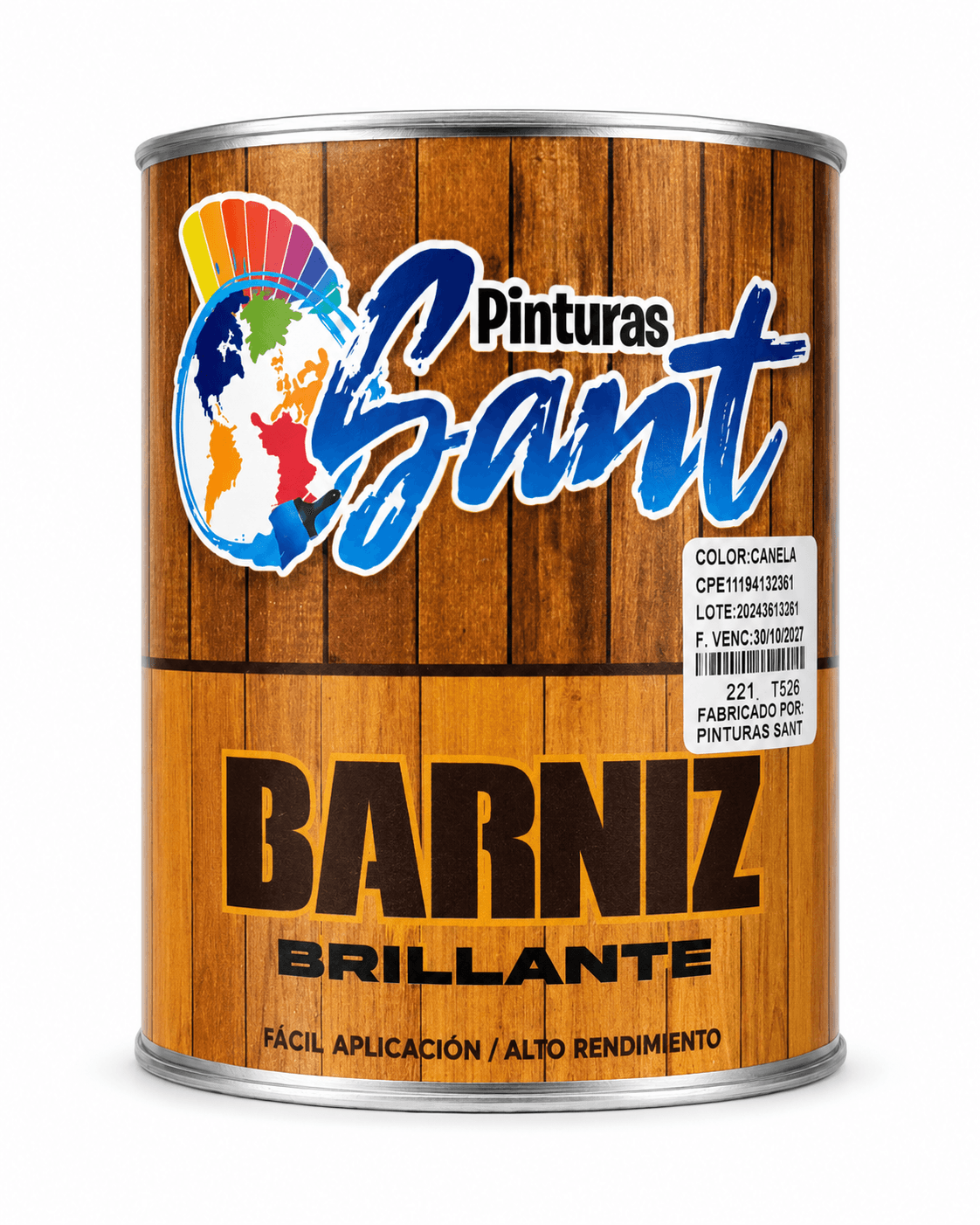 Pinturas Sant Barniz Clase A 1/4 Galon