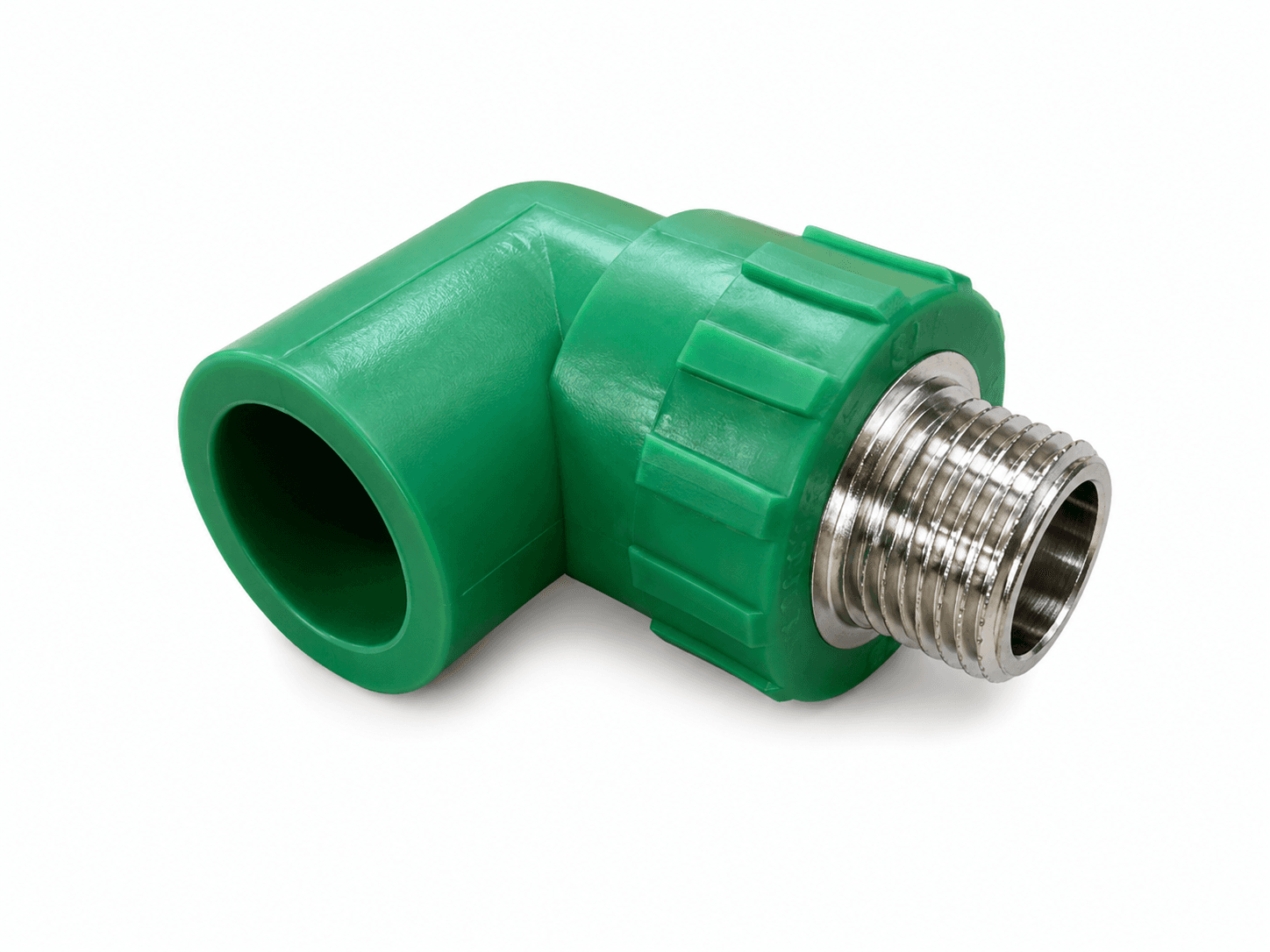 Codo De 90 Grados Con Rosca Macho De 25 Mm X 1/2" Donsen