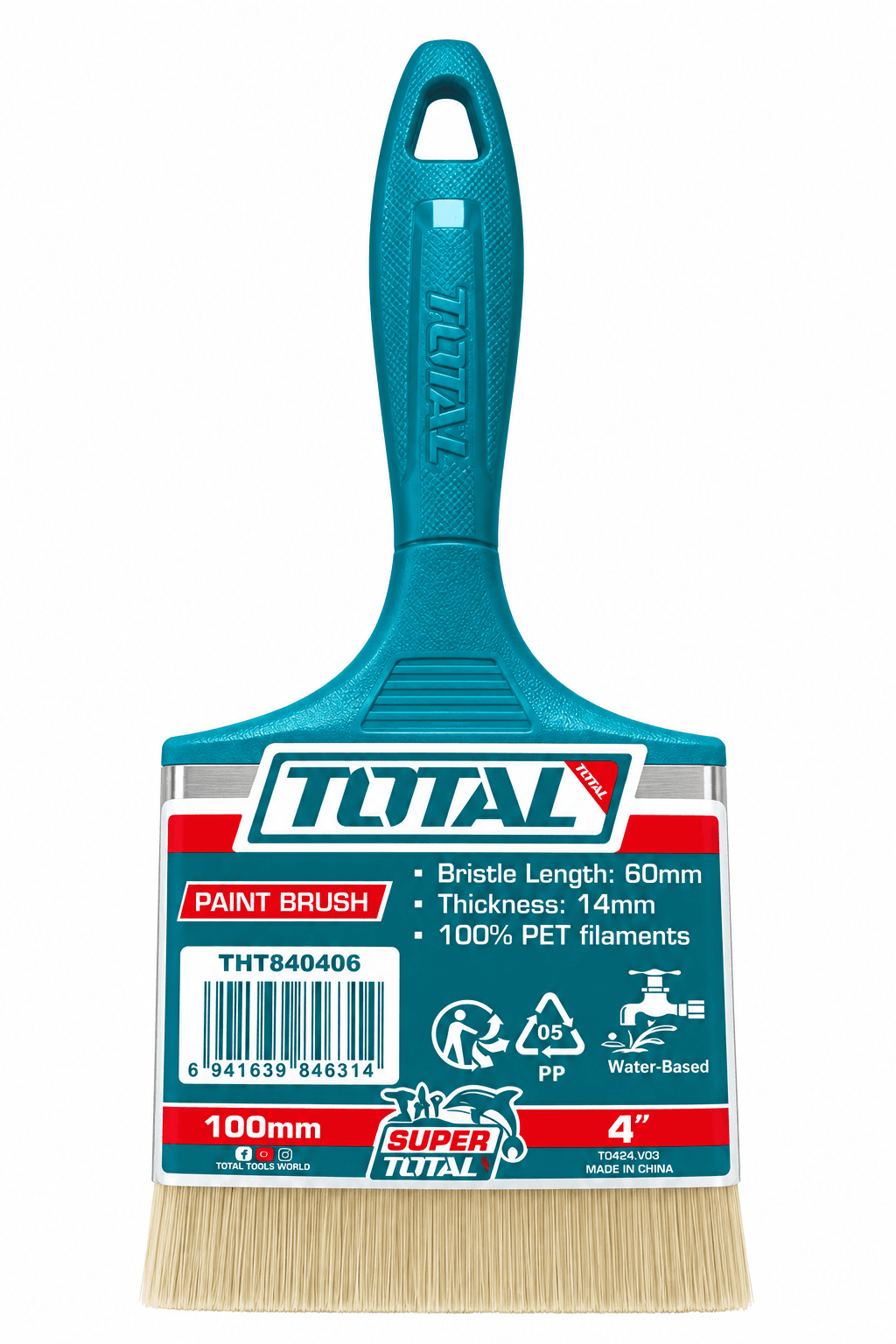 Brocha Para Puntar 4" Total