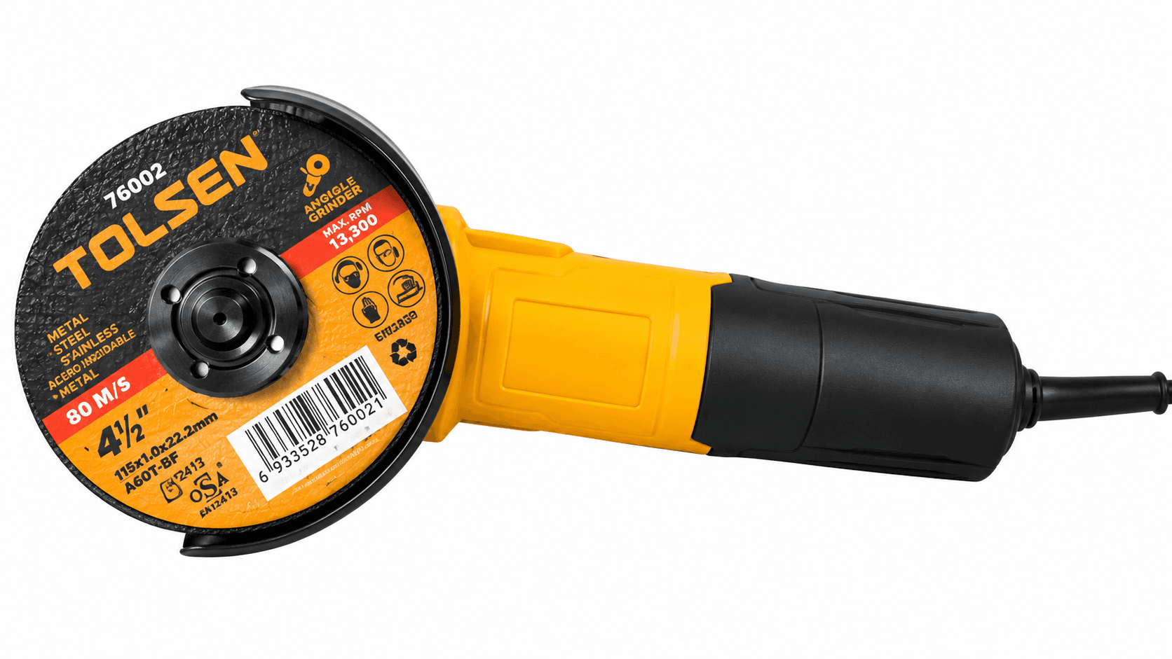 Esmeril 4-1/2 Pulg 750 W 6 Tolsen