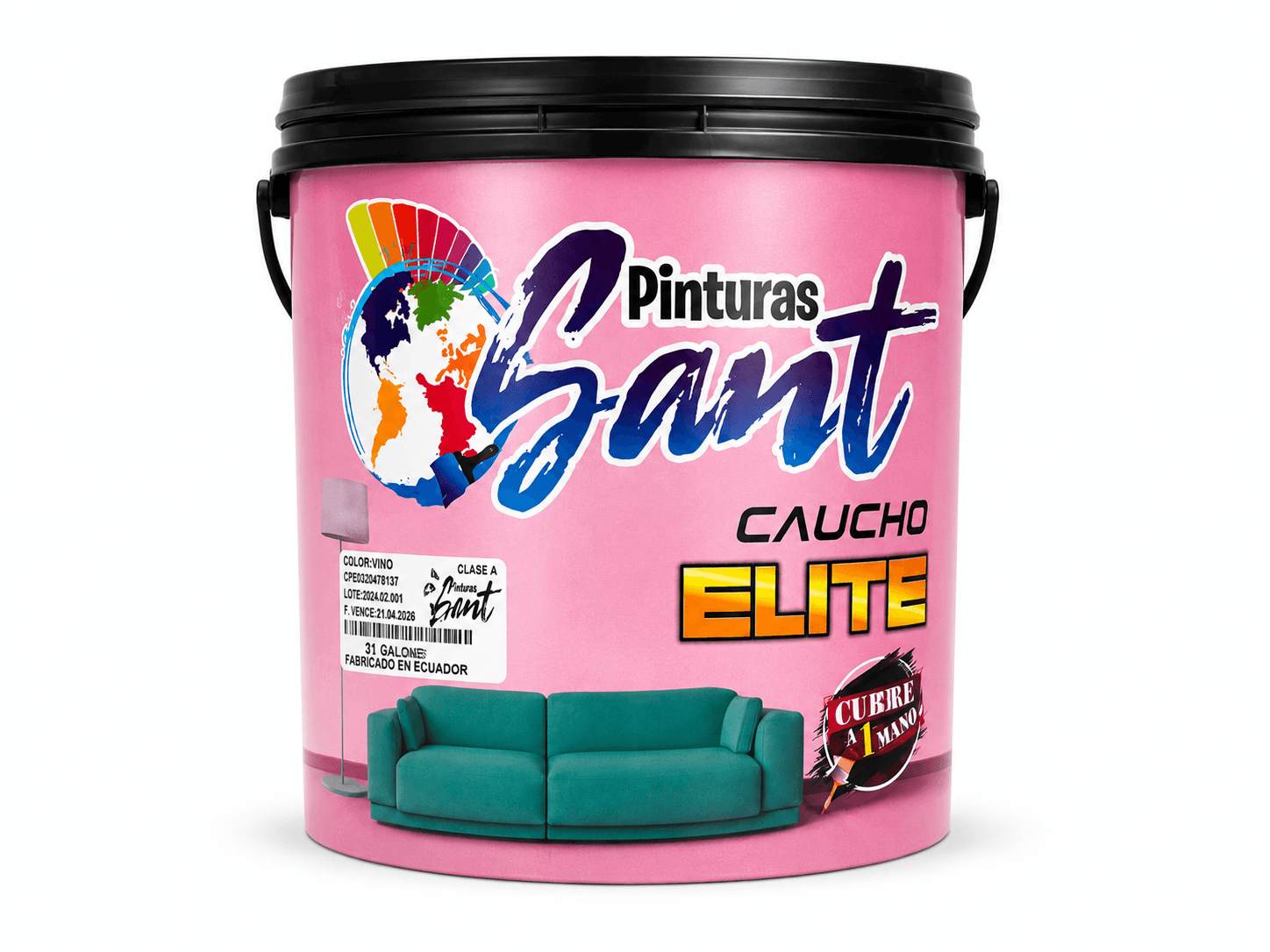 Pinturas Sant Caucho Elite Clase A Galon