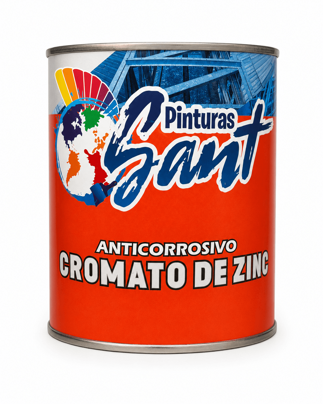 Pinturas Sant Fondo Anticorrosivo Clase A Cromato De Zinc 1/4 Galon