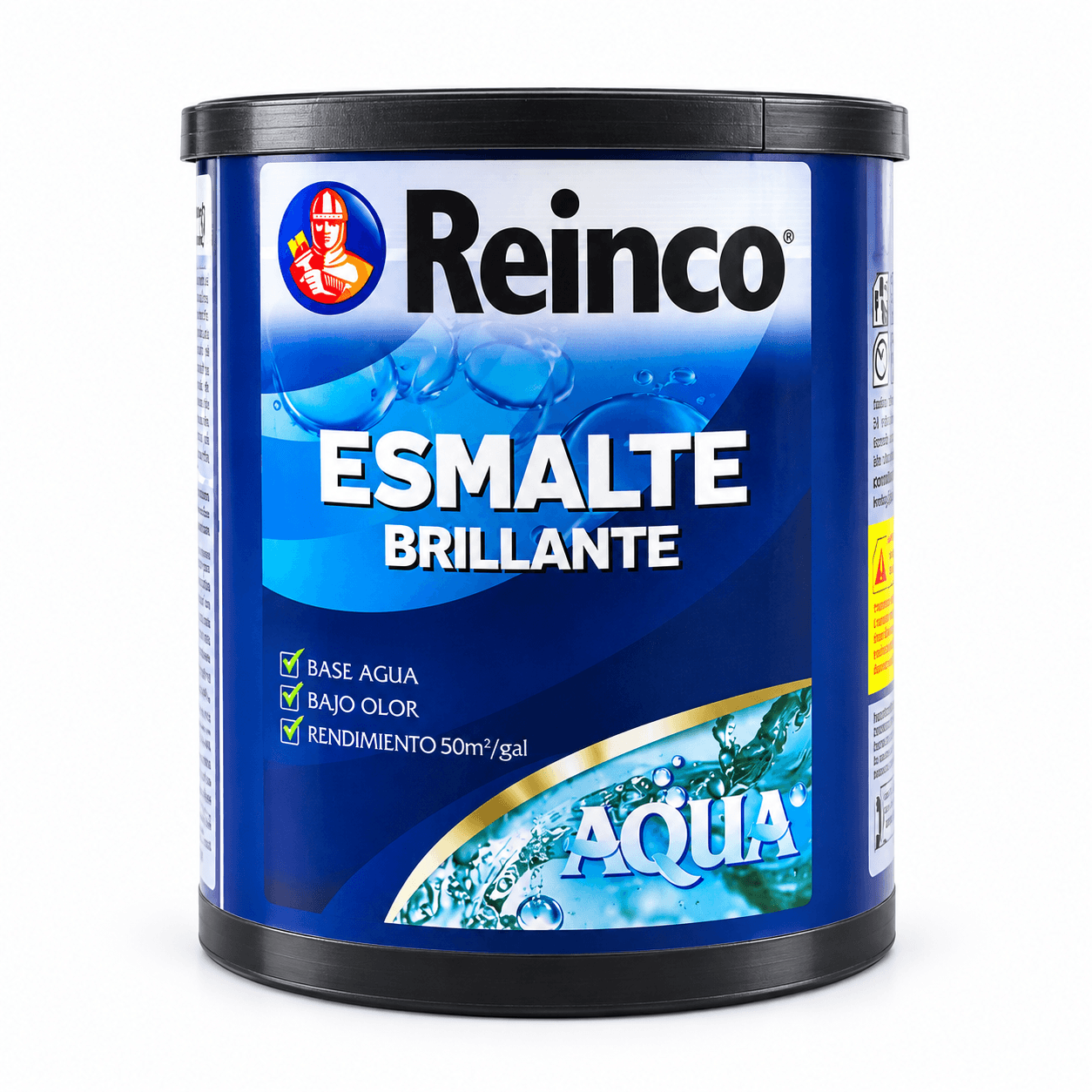 Esmalte Brillante Base Agua 1/4 Galon Reinco