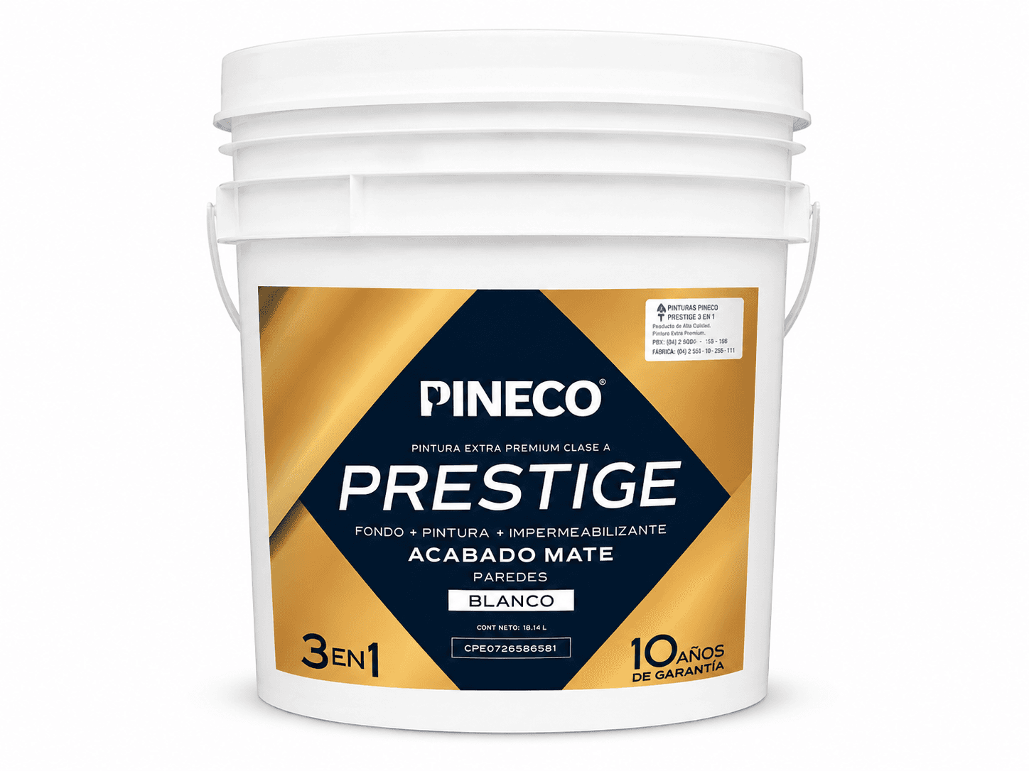 Prestige 3 en 1 Pineco Cuñete 4G